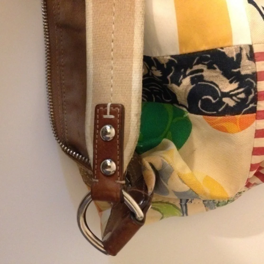 Coach vintage y2k patchwork multicolor hobo bag
